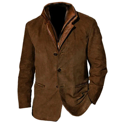 Élégante veste en daim Design classique