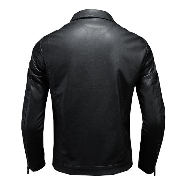 Elegante Lederjacke Herren Klassiker - IdealeKleiden
