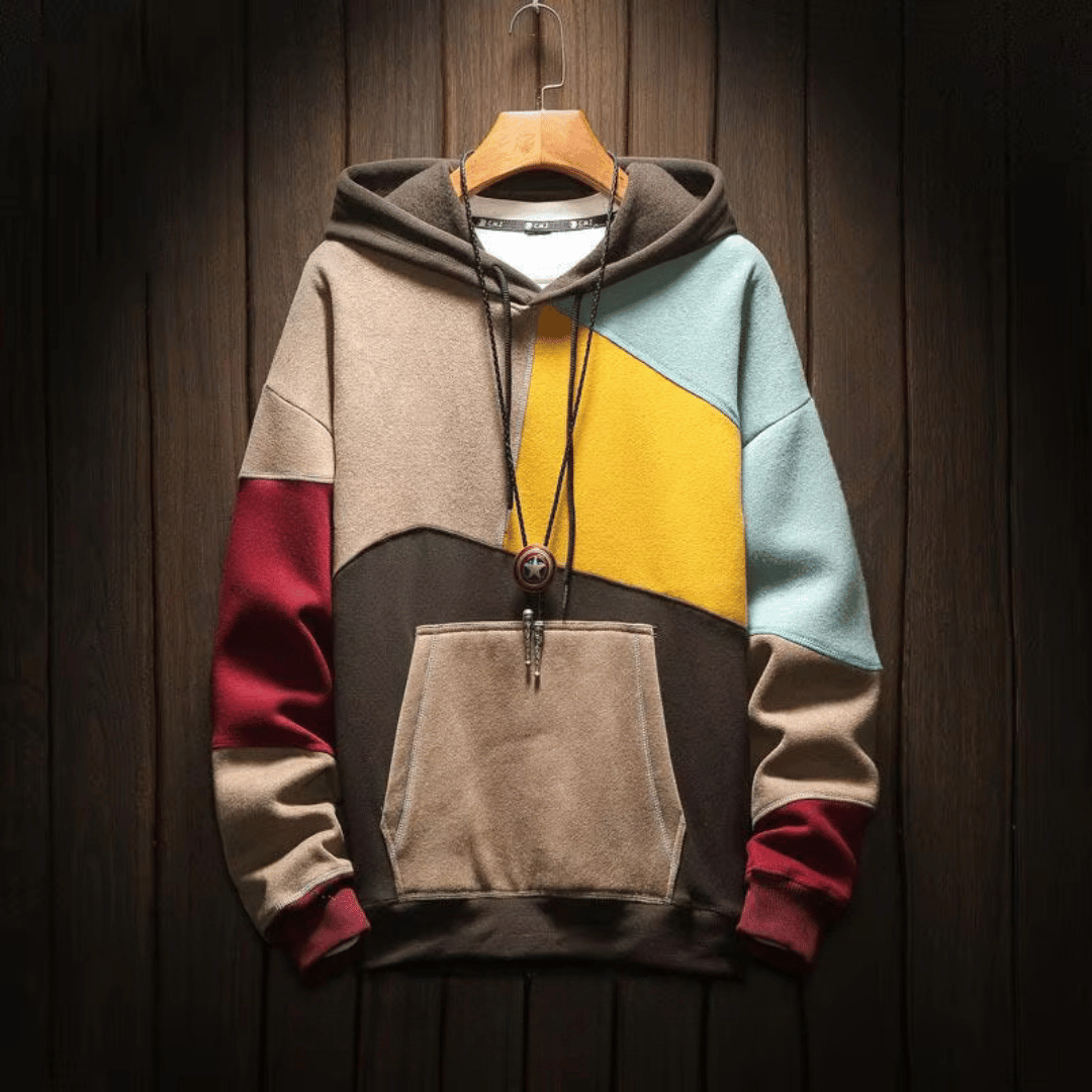 Sweat à capuche tendance avec poche kangourou décontractée