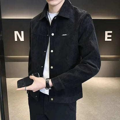 Robe en cuir élégante pour femme, noire, moderne