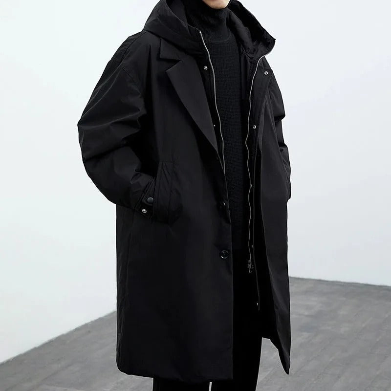 Trench-coat homme Imperméable Chaud Isolant