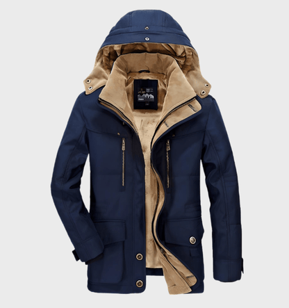 Veste d'hiver imperméable isolée chaude pour hommes
