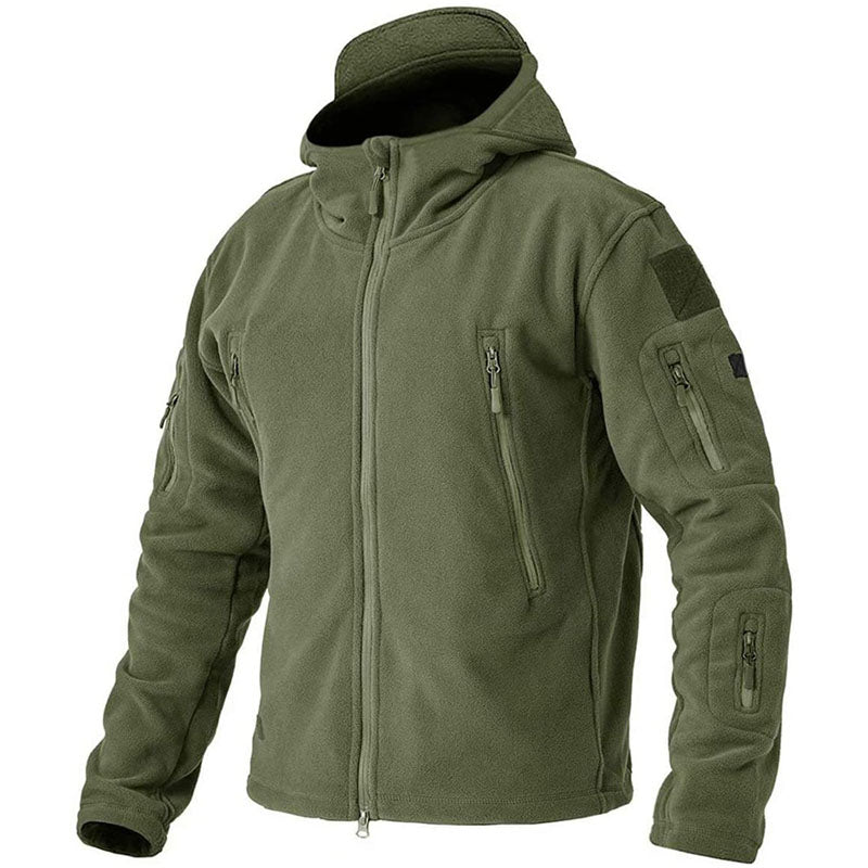Polaire chaude homme coupe-vent