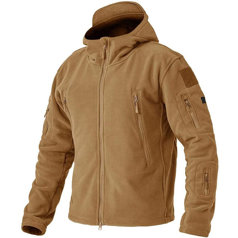 Polaire chaude homme coupe-vent