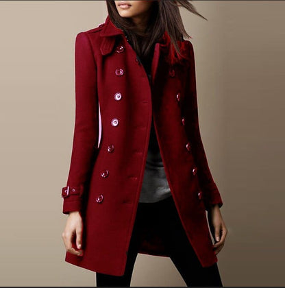 Élégante veste pour femme à double boutonnage