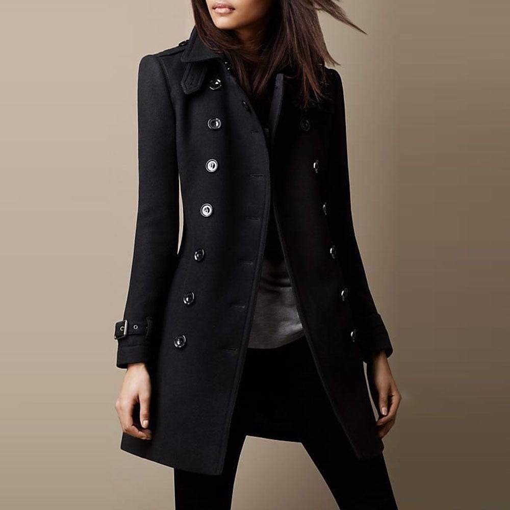 Élégante veste pour femme à double boutonnage