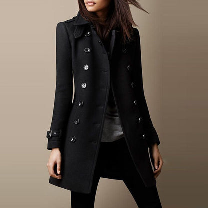 Élégante veste pour femme à double boutonnage