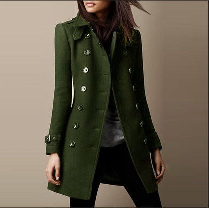 Élégante veste pour femme à double boutonnage