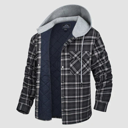 Harrison - Veste d'hiver chaude en flanelle pour homme