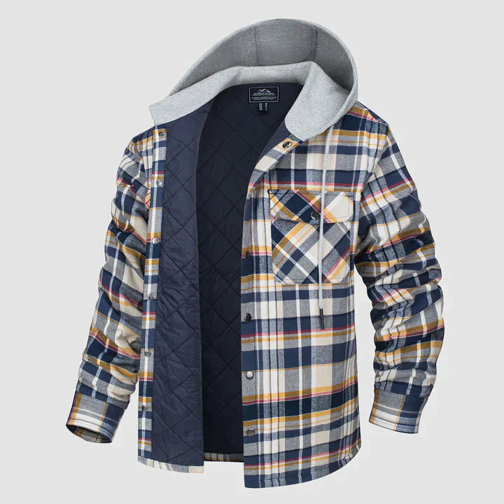 Harrison - Veste d'hiver chaude en flanelle pour homme