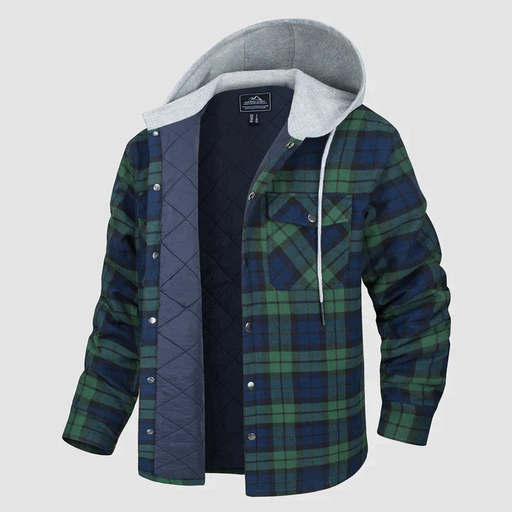 Harrison - Veste d'hiver chaude en flanelle pour homme