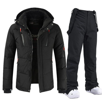 Ensemble Vestes d'Extérieur Homme Hiver Chaud