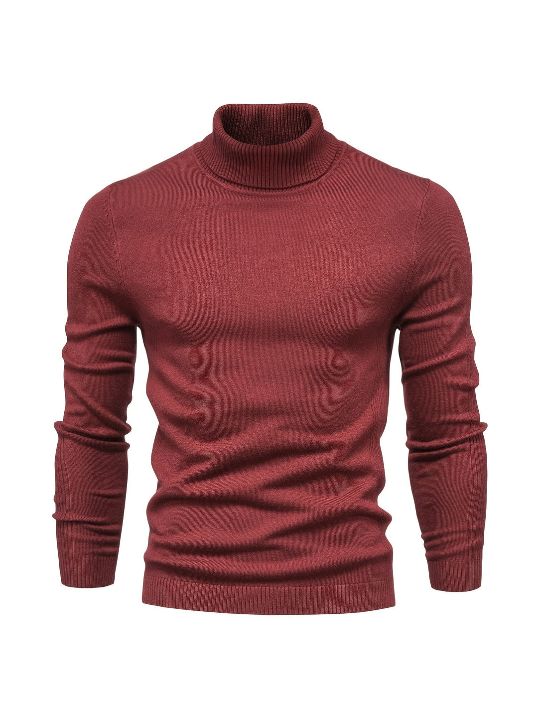Pull col roulé homme en laine mérinos moderne et chaud