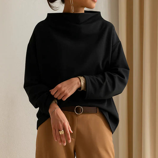 Stylische Rollkragenpullover Damen - Eleganter Winterlook - IdealeKleiden