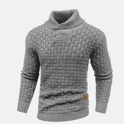 Pull en tricot doux pour hommes