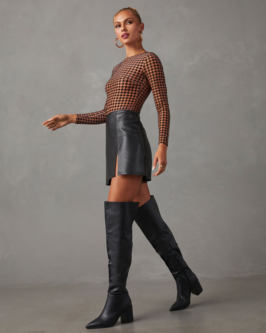 Vegane Stiefel Elegant Lederoptik - IdealeKleiden