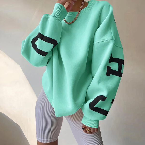Großer Winterpullover Klassisch Übergröße - IdealeKleiden