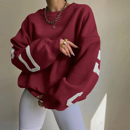 Pull oversize moderne