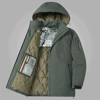 Herren Winterjacke Dicker Warme Parka - IdealeKleiden