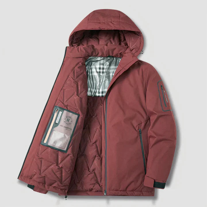 Parka d'hiver épais et chaud pour homme