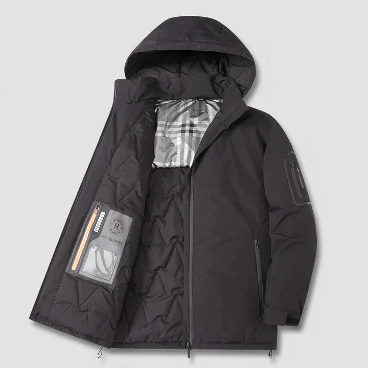 Parka d'hiver épais et chaud pour homme