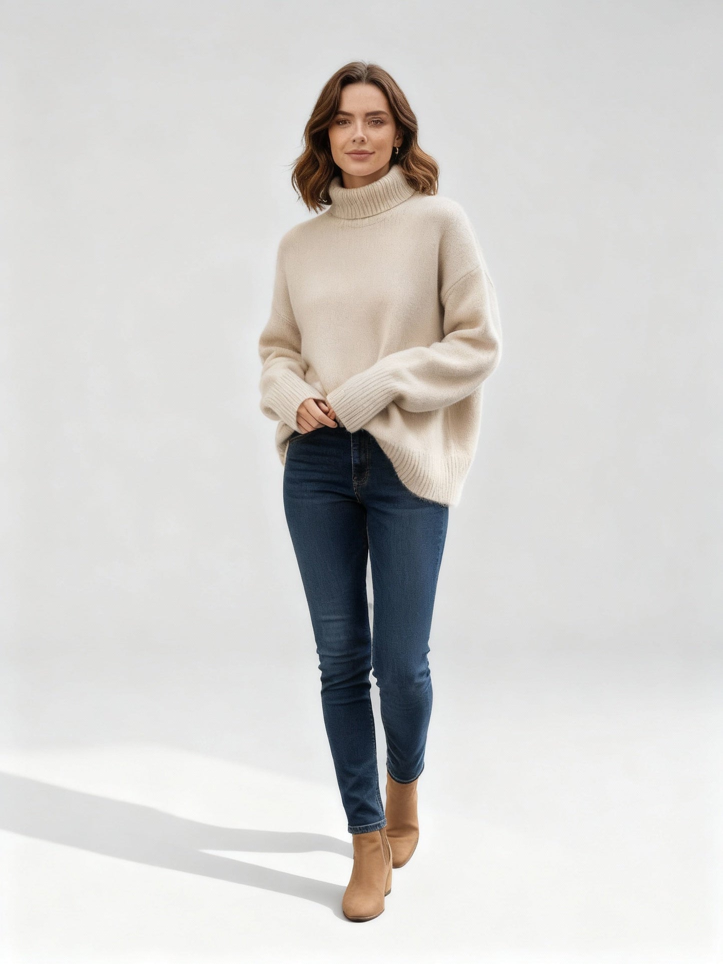Pull en cachemire doux pour femmes Design élégant
