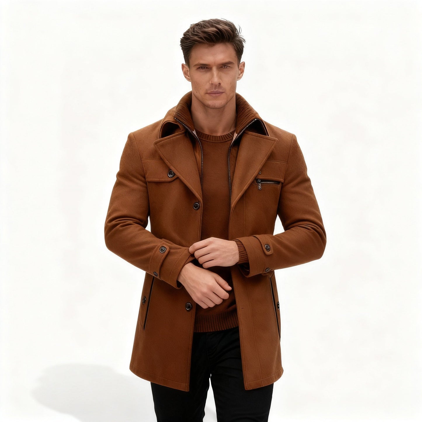 Parka d'hiver élégant pour homme
