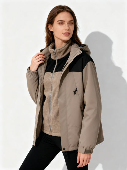 Veste polaire pratique chaude à capuche