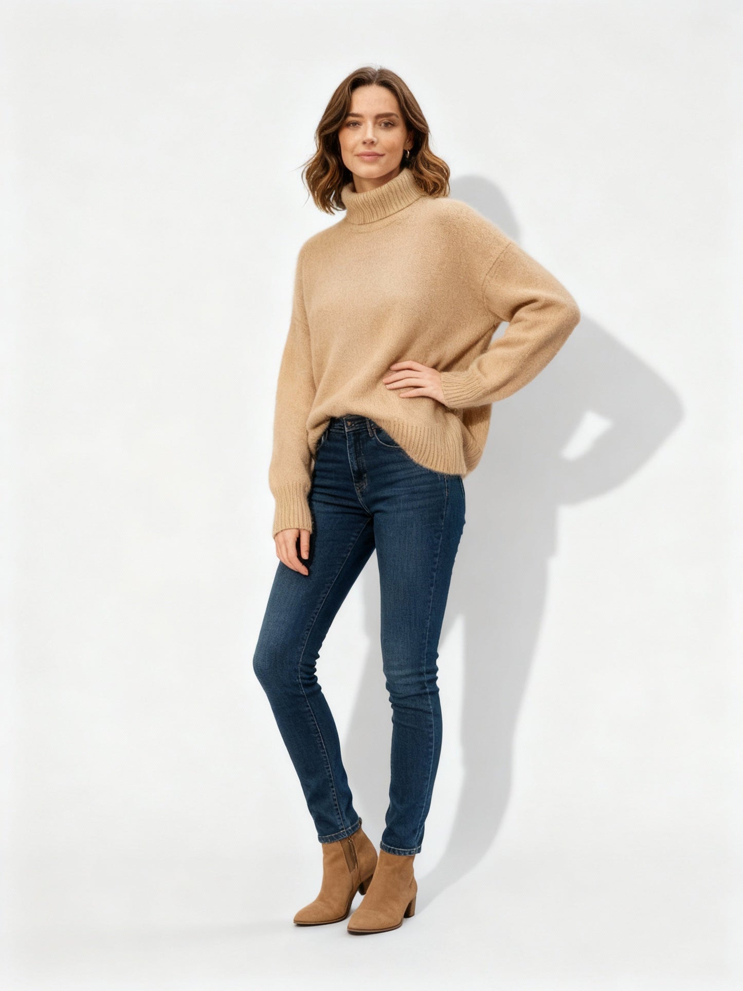 Pull en cachemire doux pour femmes Design élégant