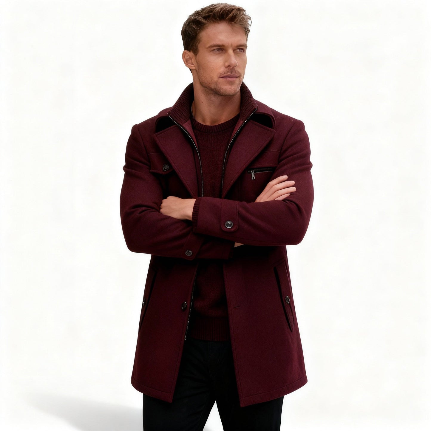 Parka d'hiver élégant pour homme
