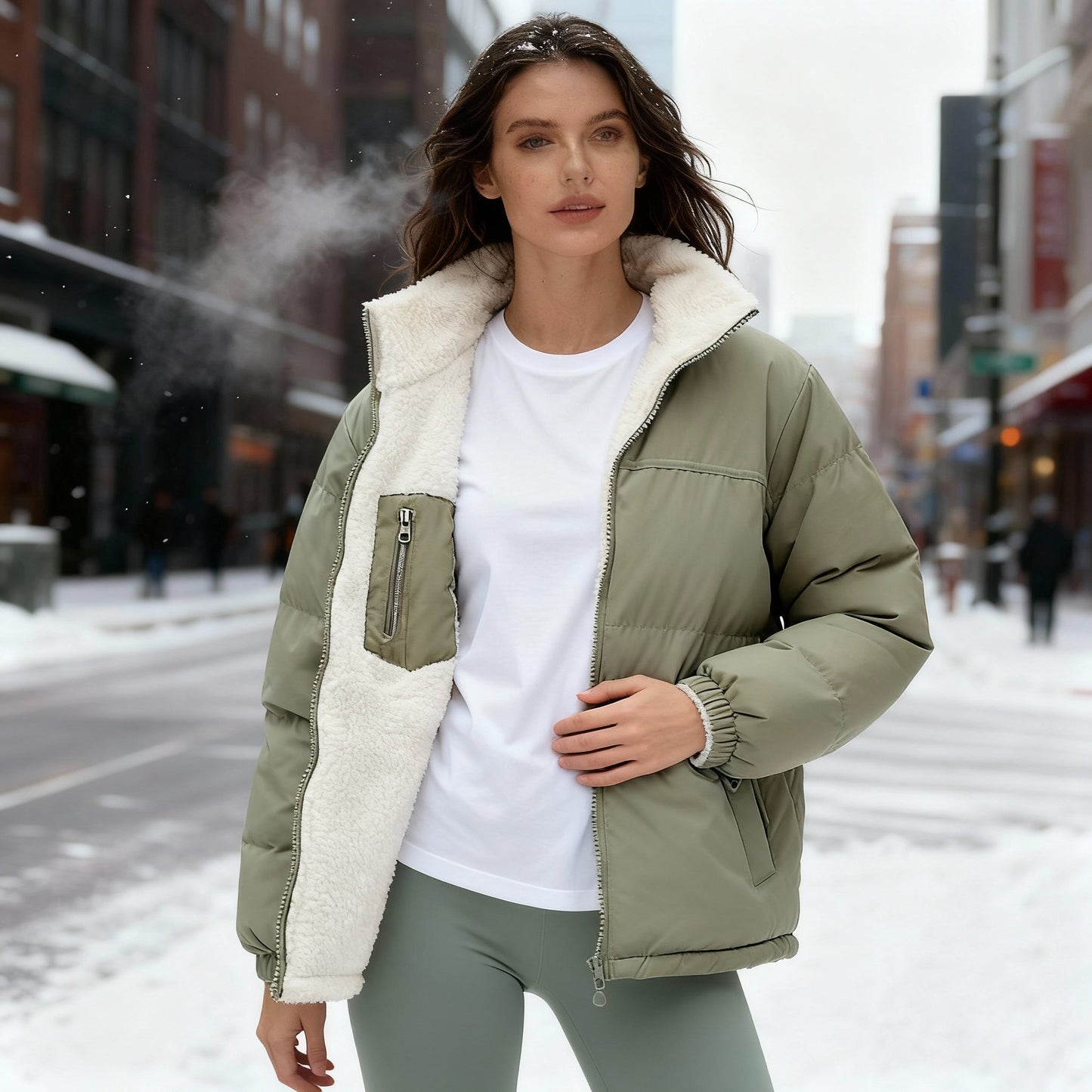 Doudoune femme coupe confortable