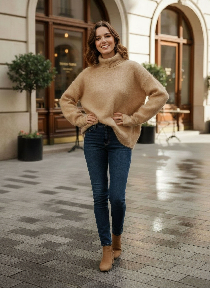 Pull de luxe femme en cachemire doux