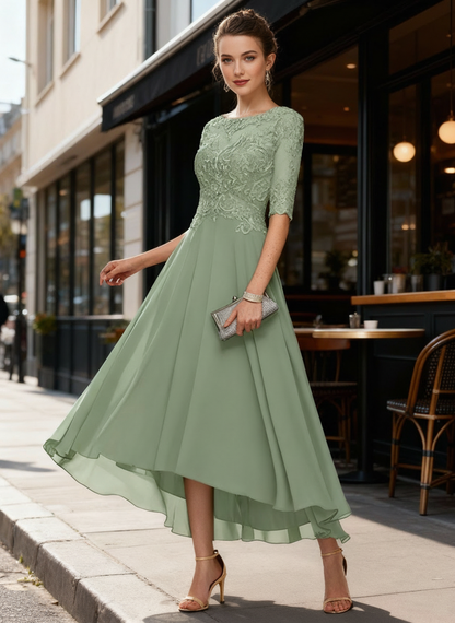 Luxus Abendkleid Satin Elegant - IdealeKleiden
