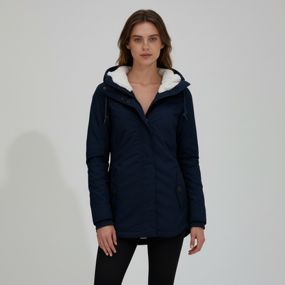 Veste d'hiver streetwear à capuche chaude