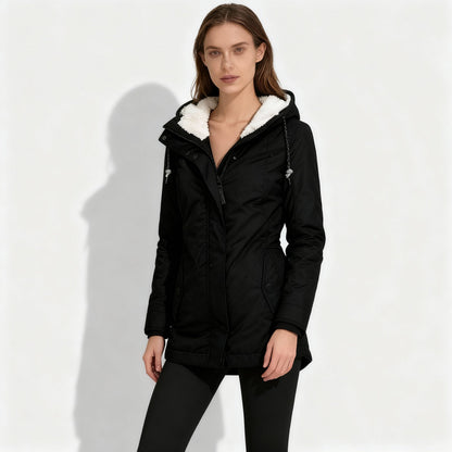 Veste d'hiver streetwear à capuche chaude