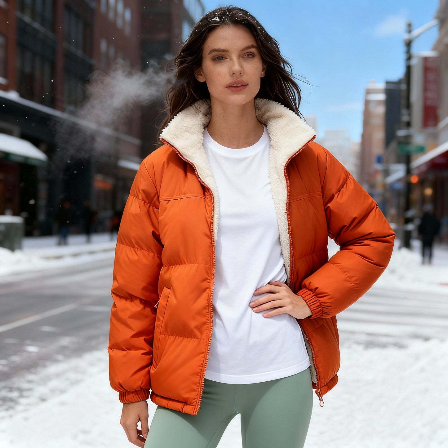 Doudoune femme coupe confortable