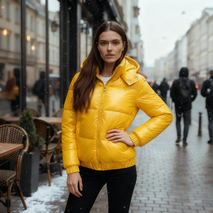 Veste d'hiver imperméable pour femme, chaude et élégante