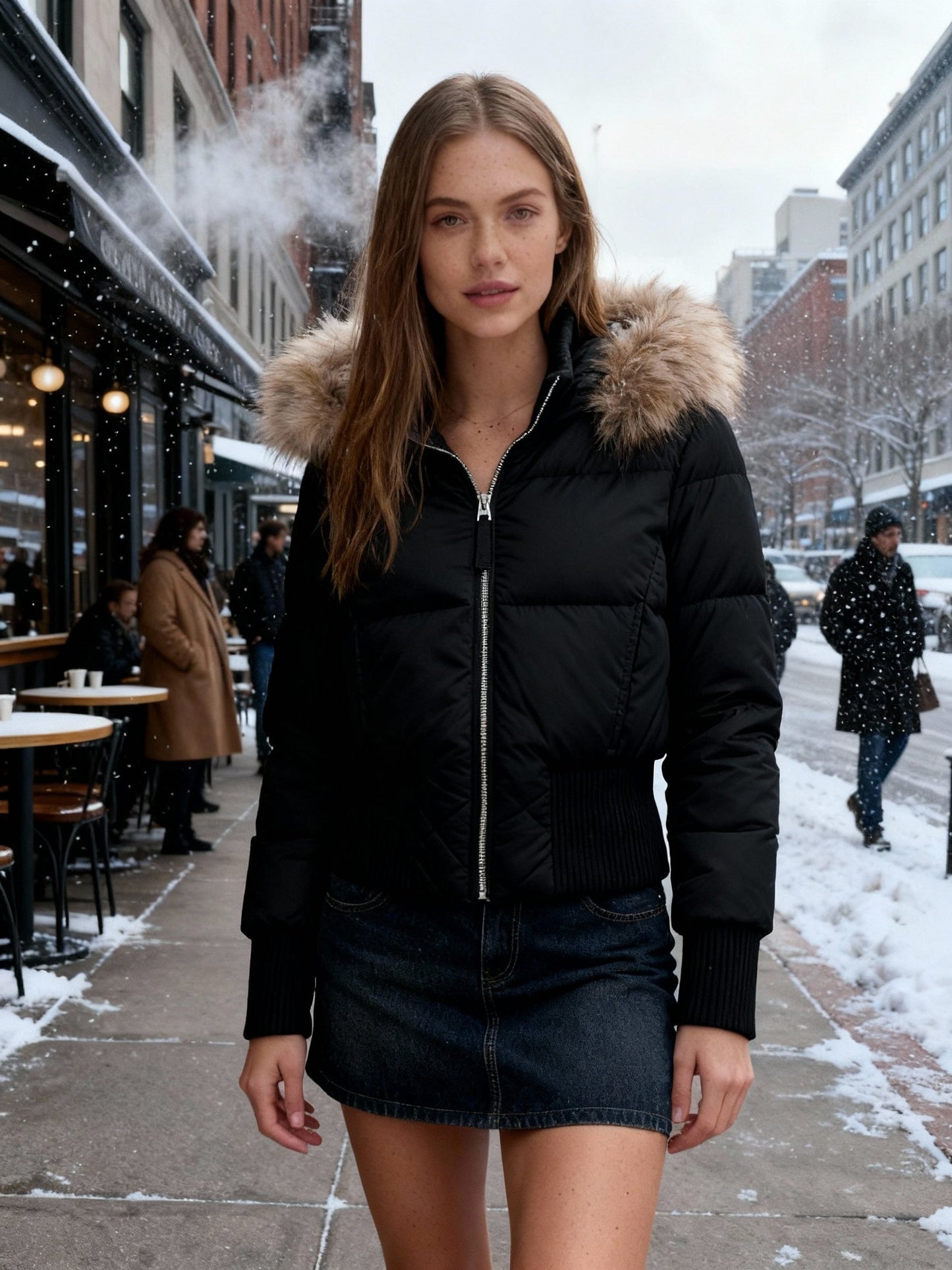 Gilet matelassé chaud isolant pour femme