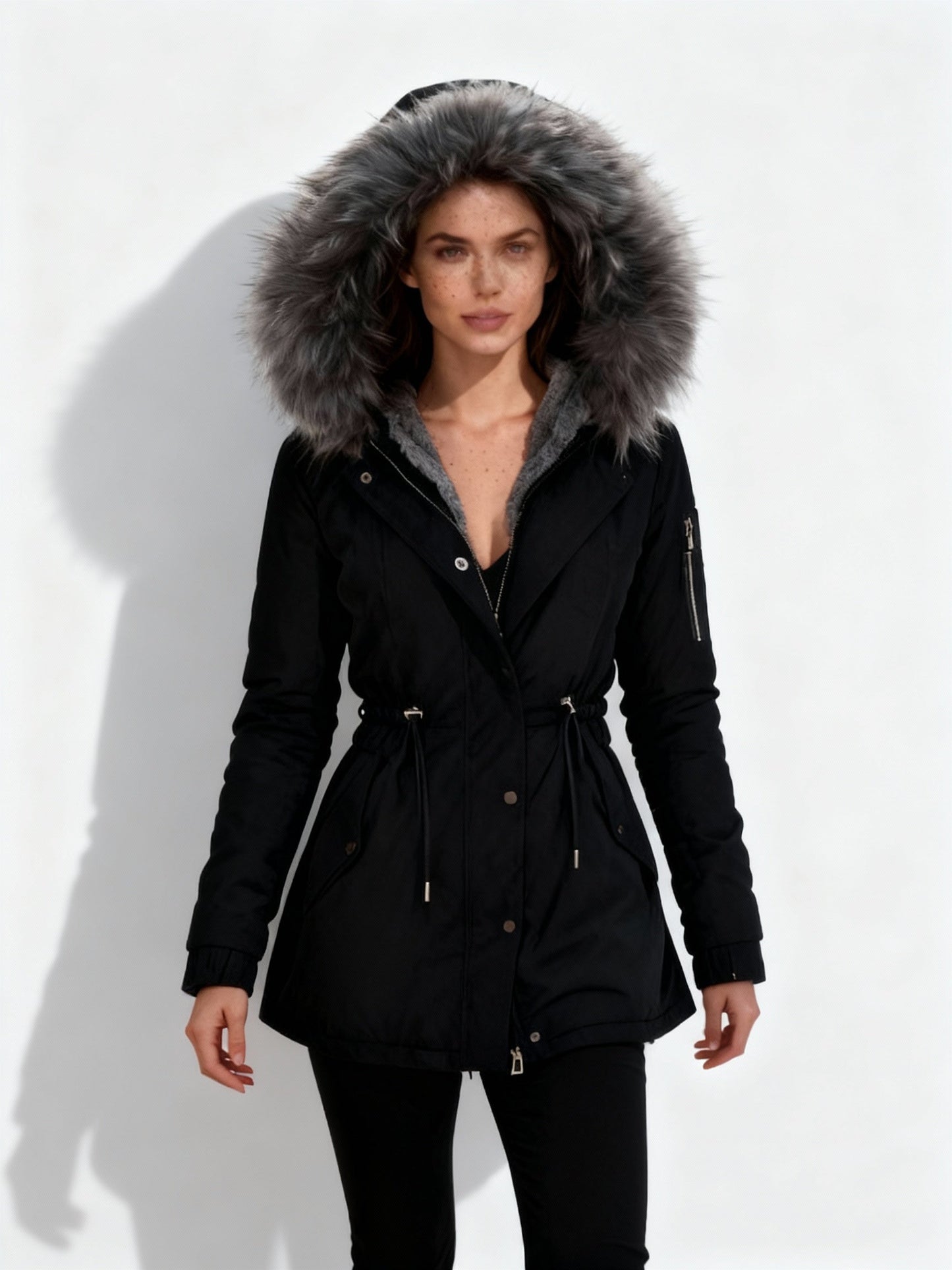 Parka d'hiver de luxe chaud Halley