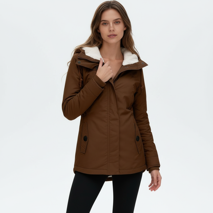 Veste d'hiver streetwear à capuche chaude