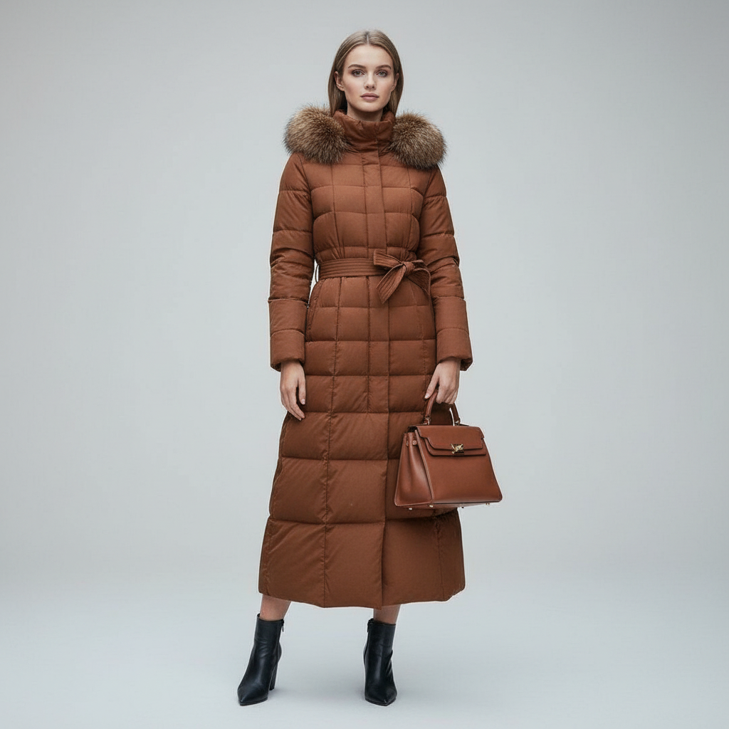 Manteau d'hiver femme chaud isolant élégant