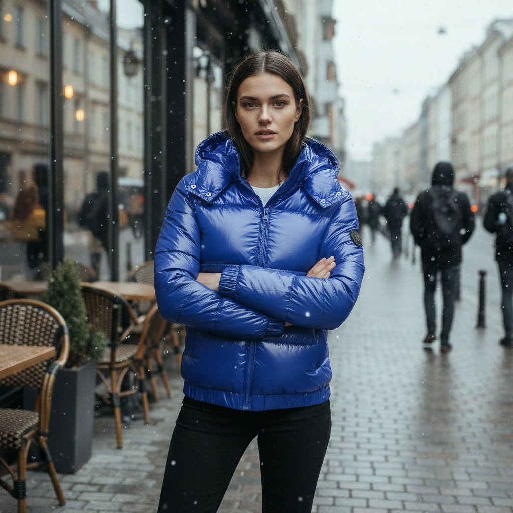 Veste d'hiver imperméable pour femme, chaude et élégante