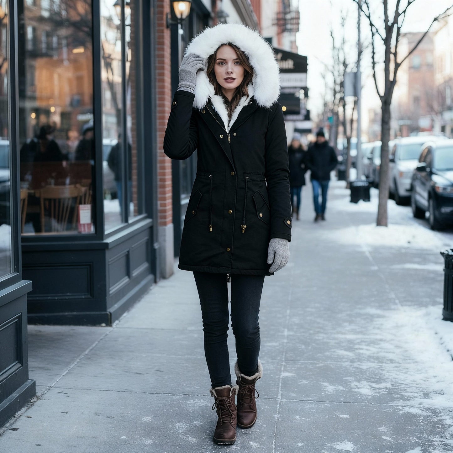 Veste femme chaude polaire thermique
