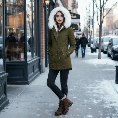 Veste femme chaude polaire thermique