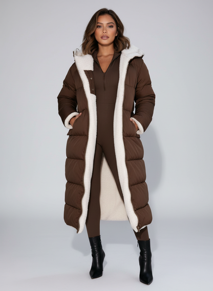 Veste réversible femme chaude hiver