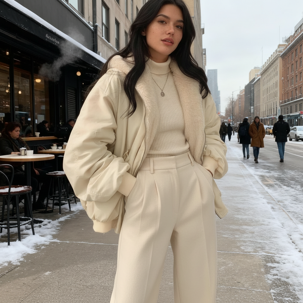 Manteau d'hiver thermique pour femme, veste polaire oversize