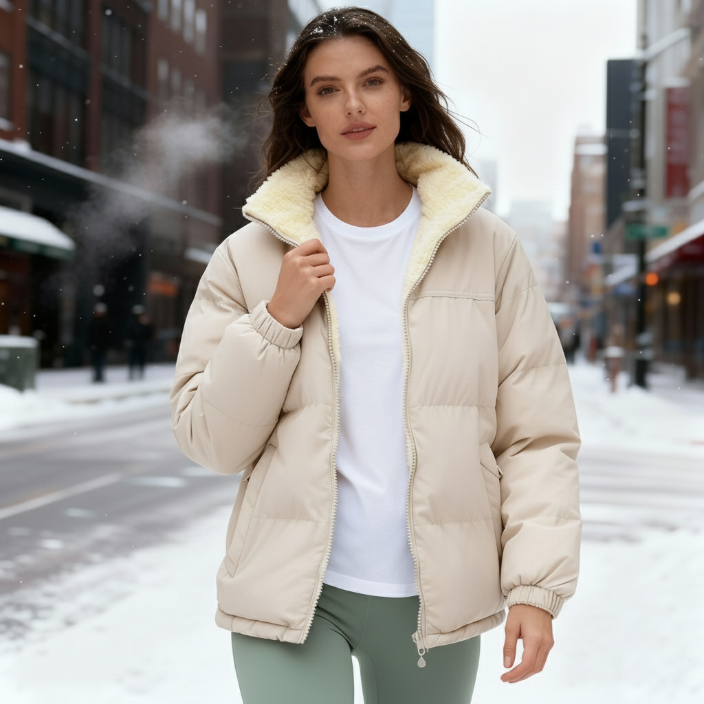Doudoune femme coupe confortable