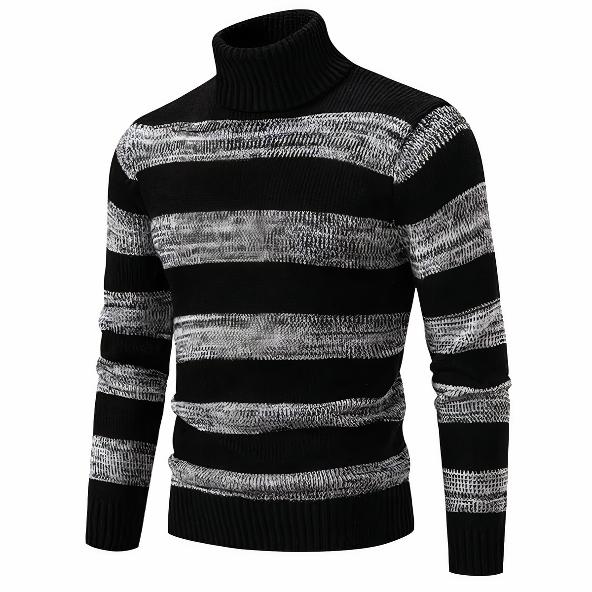 Pull en maille élégant pour homme - Patchwork moderne