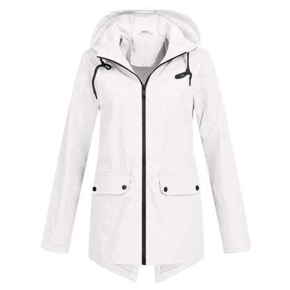 Imperméable Long Femme Capuche Imperméable