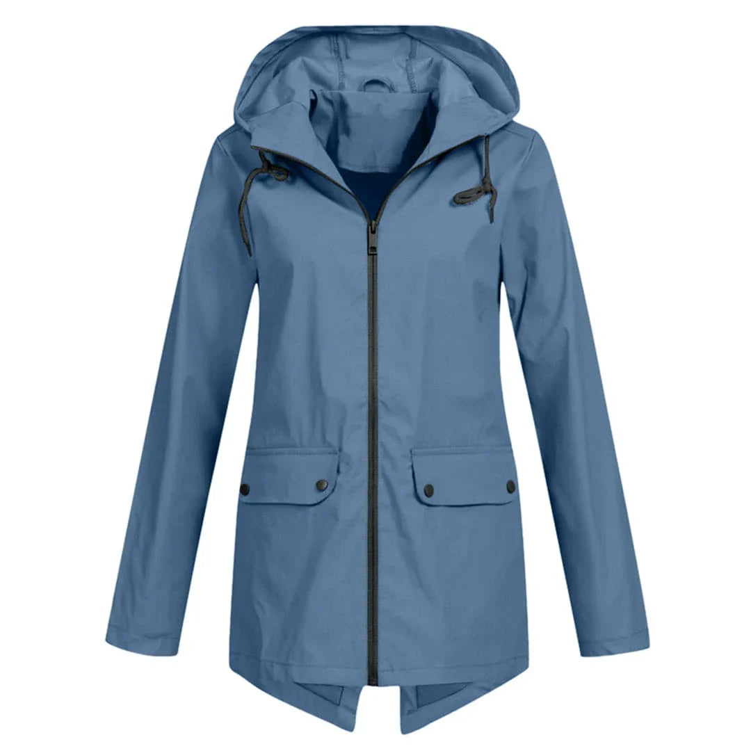 Imperméable Long Femme Capuche Imperméable